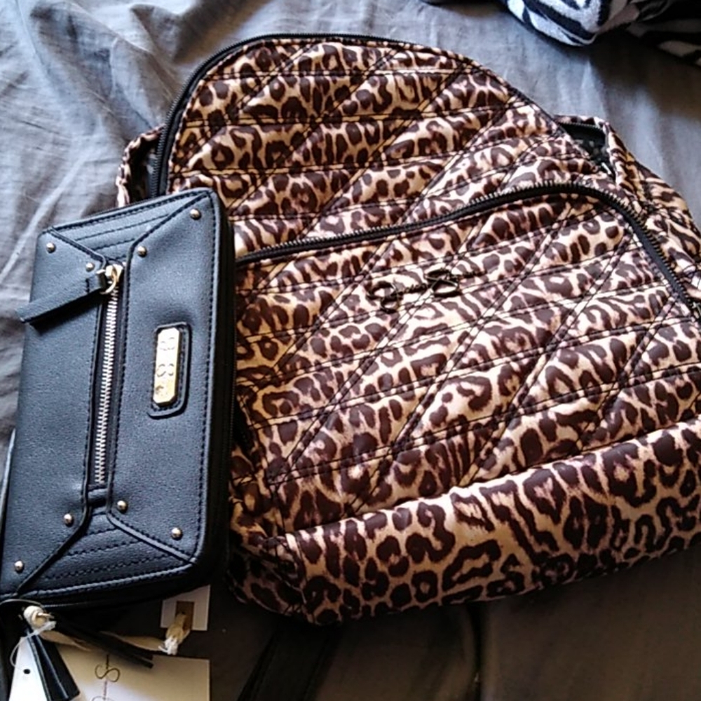 Backpack Purse and Wallet